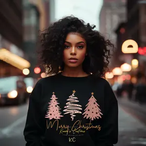 Crewneck Sweatshirt Merry Christmas-Christmas Tree's