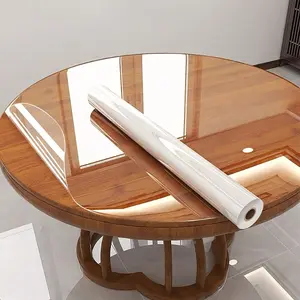 1pc Clear Self-Adhesive Wall Protector Film - Removable, Scratch & Stain Resistant Electrostatic Shield for Bedroom, Living Room, Home & Dorm Decor - Ideal for Tiles, Cabinets, Walls & Shelves Decorative Stickers  1Pc-Transparent-Width 17.72Inch*78.74Inch