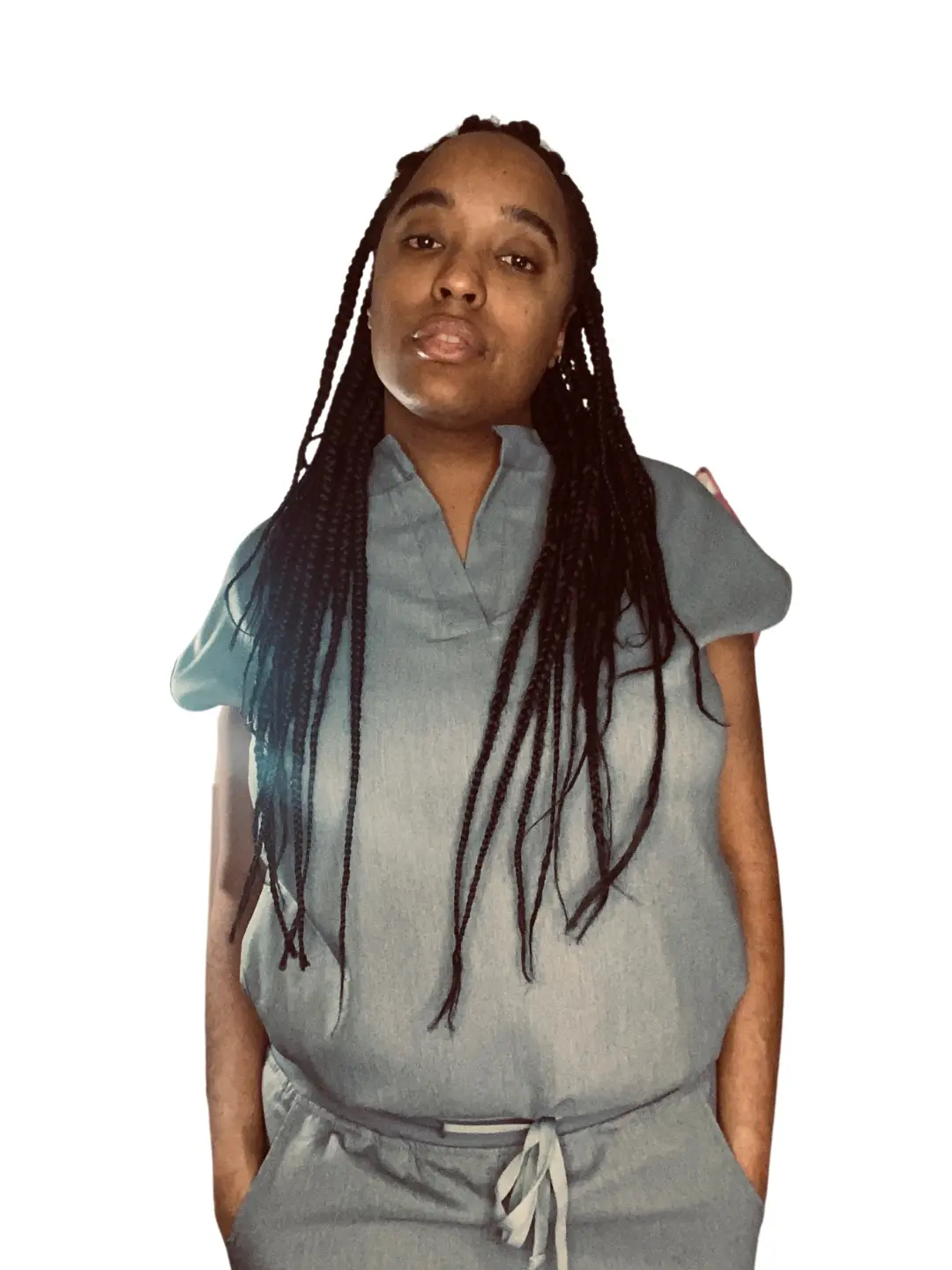 The Gray Goddess Nurse Uniform Scrub Set