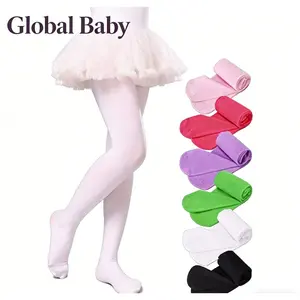 Global Baby Elastic Velvet Kids Tights Breathable Pantyhose for Daily  Wear Girls Kids Pantyhose Ballet Dance Tights/ Girls Stocking Baby Girl Pure Color Pantyhose Cotton Soft Sweet