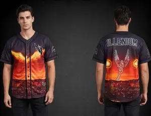 Illenium Inspired Tour 2026 Baseball Jersey – EDM Fan Style Sport Jersey