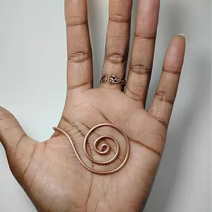 Spiral Energy Hand Cuff |   Vibrant ​   Guardian Bracelet, Mystical ​   Talisman for Protection & Good Vibes