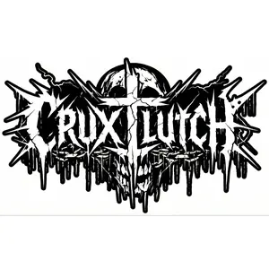 CruxLutch Cross Skull Window or Helmet Decal