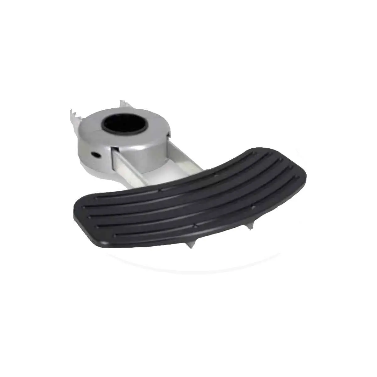 Black Platform Footrest with Adjustable Pull Out
