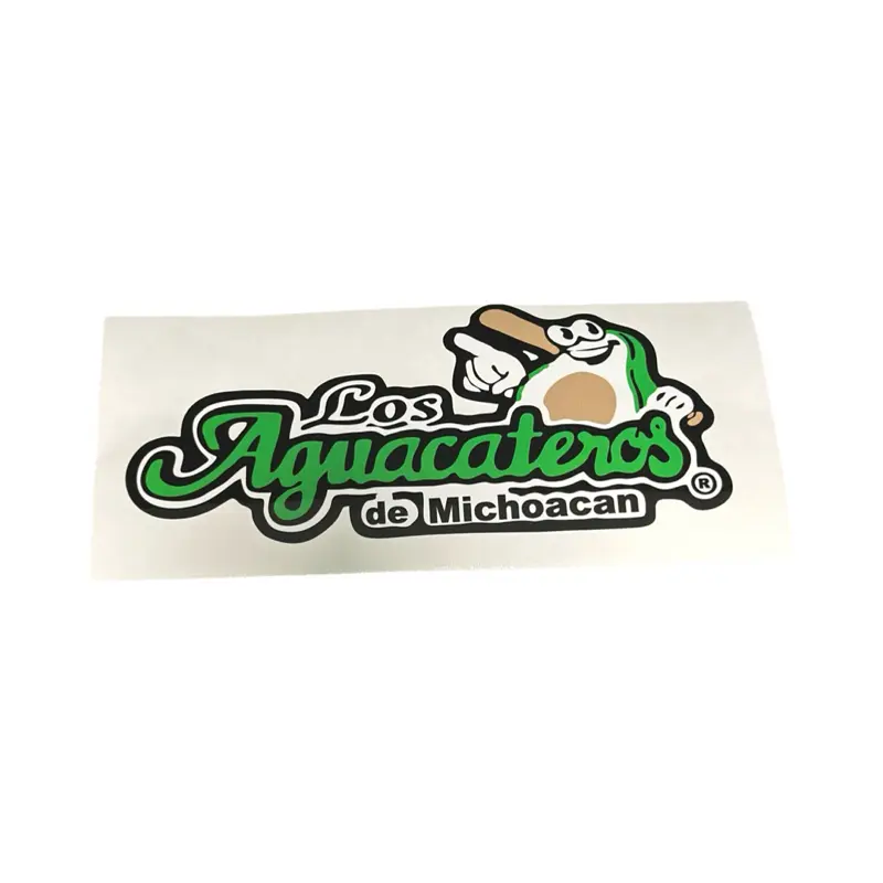 Los Aguacateros de Michoacan Sticker Decals 8" - Green and Black Design Featuring Character Logo