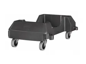 Rubbermaid Container Dolly,200 lb. Load Cap.,Black  1980602