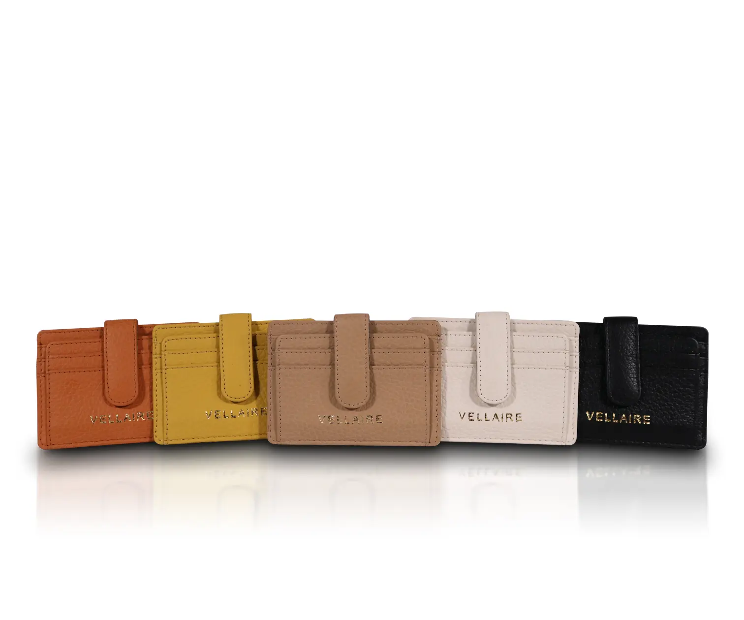 Personalized Leather Women's Card Holder - Custom Name Wallet