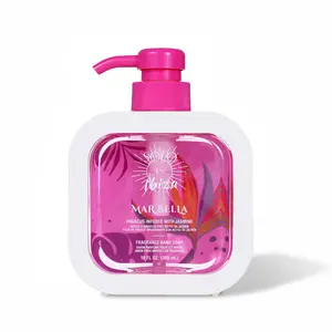 Solo En Ibiza Mar Bella Liquid Hand Soap 10 fl oz / 300ml | Dragon Fruit Lychee Scented Hand Wash | Gentle Cleansing Soap for Bathroom & Kitchen Sink