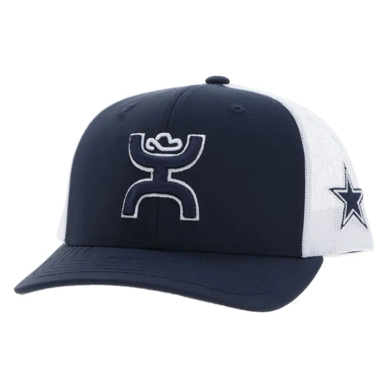 HOOEY "DALLAS COWBOYS" HAT NAVY/WHITE W/HOOEY LOGO