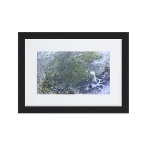 Matte Paper Framed Poster With Mat