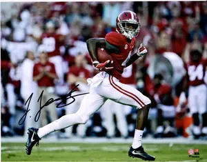 Jerry Jeudy Alabama Crimson Tide Autographed 8" x 10" Solo Run Photograph - Fanatics Authentic Certified