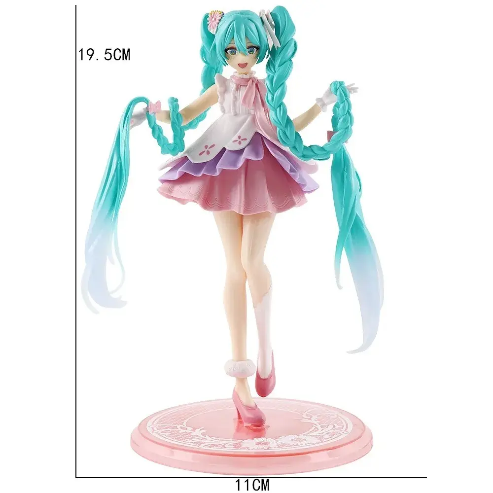 Hot Kawaii Girl Hatsune Miku Anime Figure Fashion Subclture Miku Action Figure Birthday Gift PVC Collection Model Doll Toys