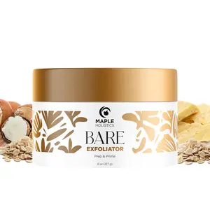 Maple Holistics Bare Pre Shave Exfoliator for Women - Ingrown Hair Exfoliating Scrub for Bikini Area Legs & Underarms with Glycolic Acid & Exfoliants