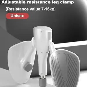 Adjustable Resistance Leg Trainer, Home Gym Hip & Pelvic Floor Exerciser, Leg Muscle Stretching & Strength Training Equipment