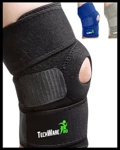 Bidirectional 3 Strap Knee Brace Compression Support
