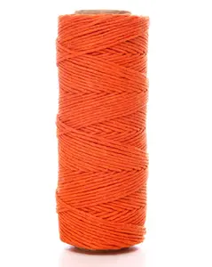 HEMP WICK CORD SPOOL ORANGE