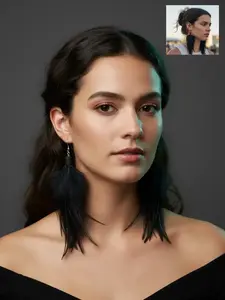 The Black Betty 8 | Black Feather Earrings | Statement Feather Earrings | Handmade Boho Earrings