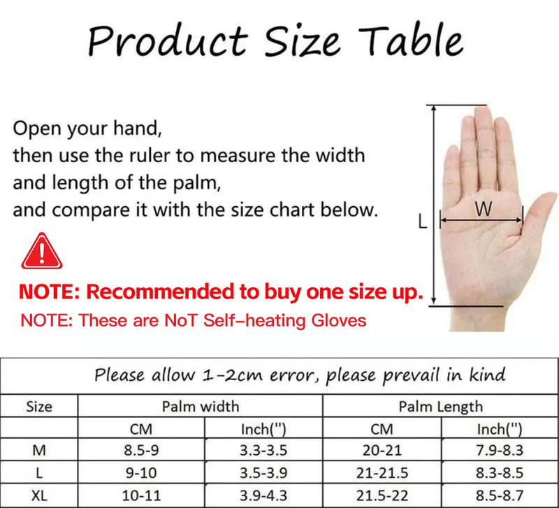 Outdoor Winter Gloves, Touchscreen andWindproof Full-Finger Gloves for Sports, Travel,and Daily Activities