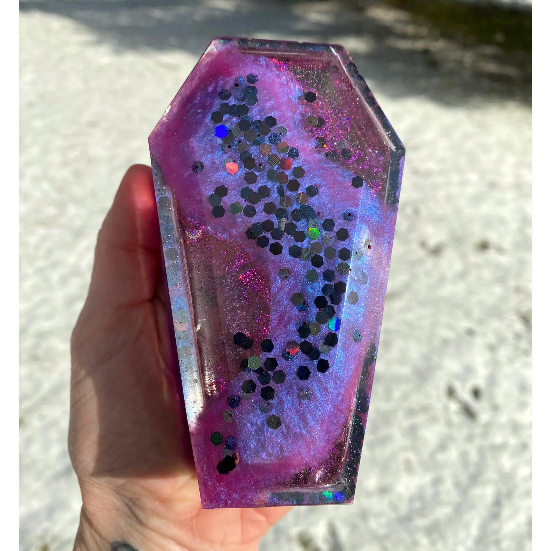 Coffin Storage/Trinket Case with Lid