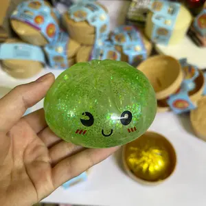 Glitter Bunny Squishy Ball, Slow Rebound Sensory Stress Relief Toy