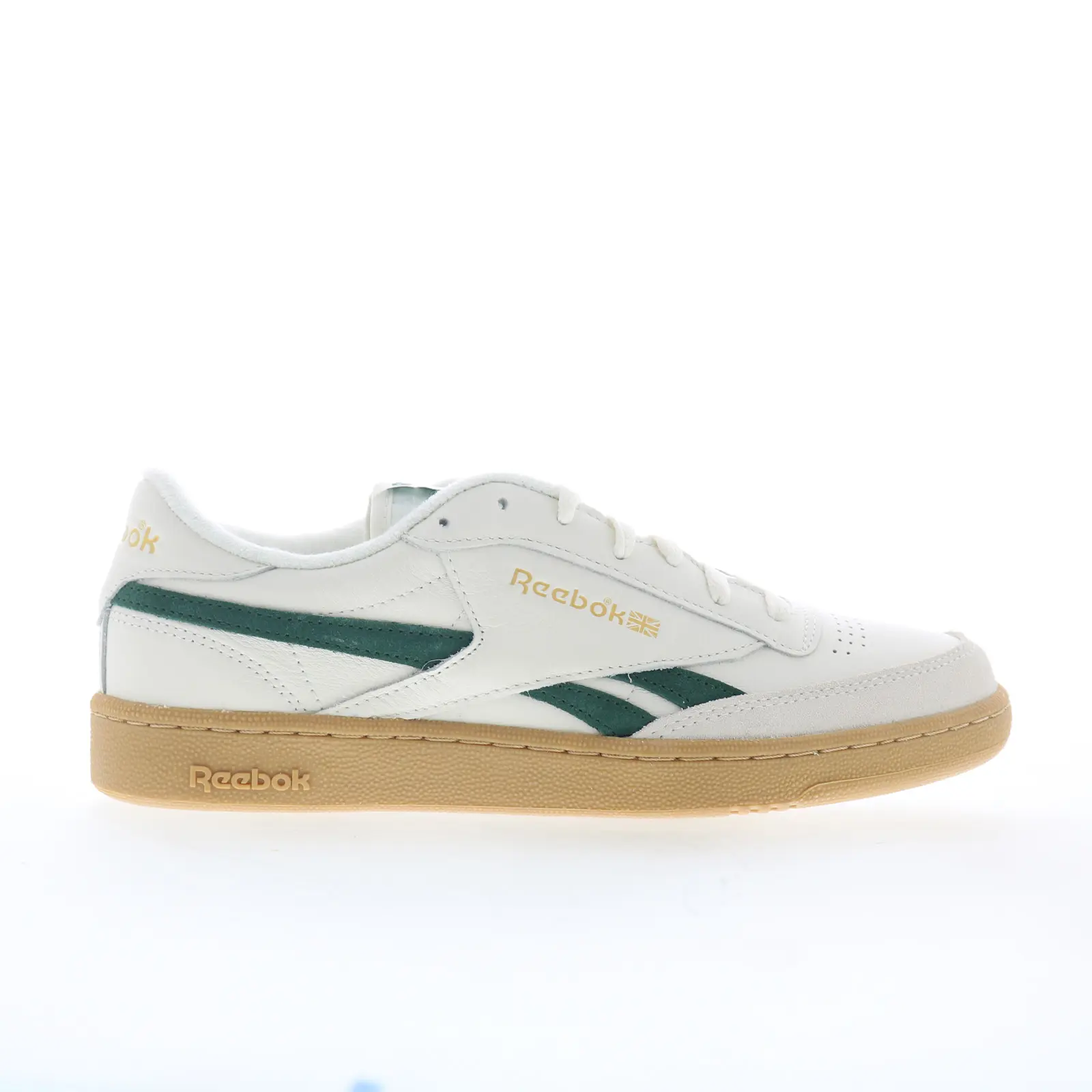 Reebok Club C Revenge Vintage Mens White Leather Lifestyle Sneakers Shoes