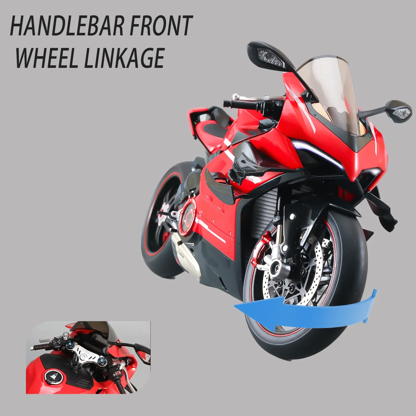 XLG Electric Motorcycle Model, 1:6 Scale, Grateful Gifts, Car