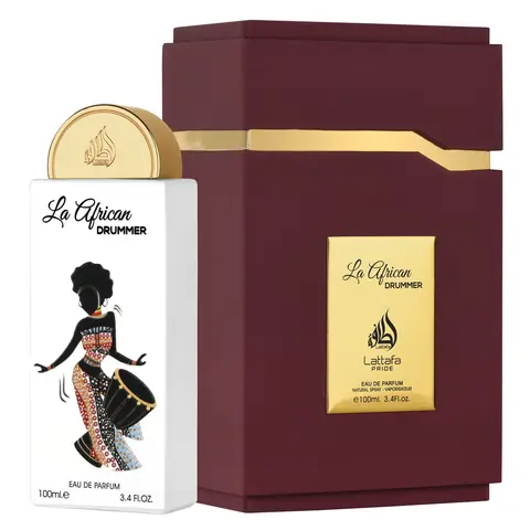 La African Drummer by Lattafa – 100ml Eau de Parfum | Bold, Rhythmic & Unforgettable Unisex Scent