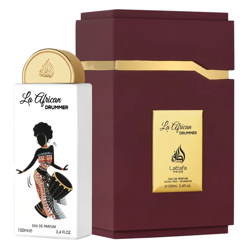 La African Drummer by Lattafa – 100ml Eau de Parfum | Bold, Rhythmic & Unforgettable Unisex Scent