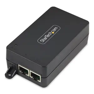 Startech AF31XC-POE-INJECTOR 1-Port 10Gbps Poe Plus Injector, Black