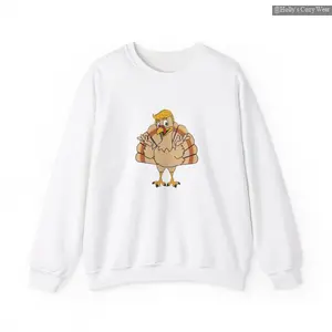 I'm thankful Sweater, #Trump won 2024, Thanksgiving funny sweatshirt, Funny chicken sweater, Friends Turkey Future is Bright