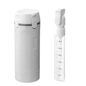 4 in 1 Travel Dispenser,4 Pack 30ML Travel Bottles for Toiletries,Refillable, Leak Proof and Portable,Suitable for Storing Shampoo, Shower Gel, Suitable for Travel, Camping (Green)