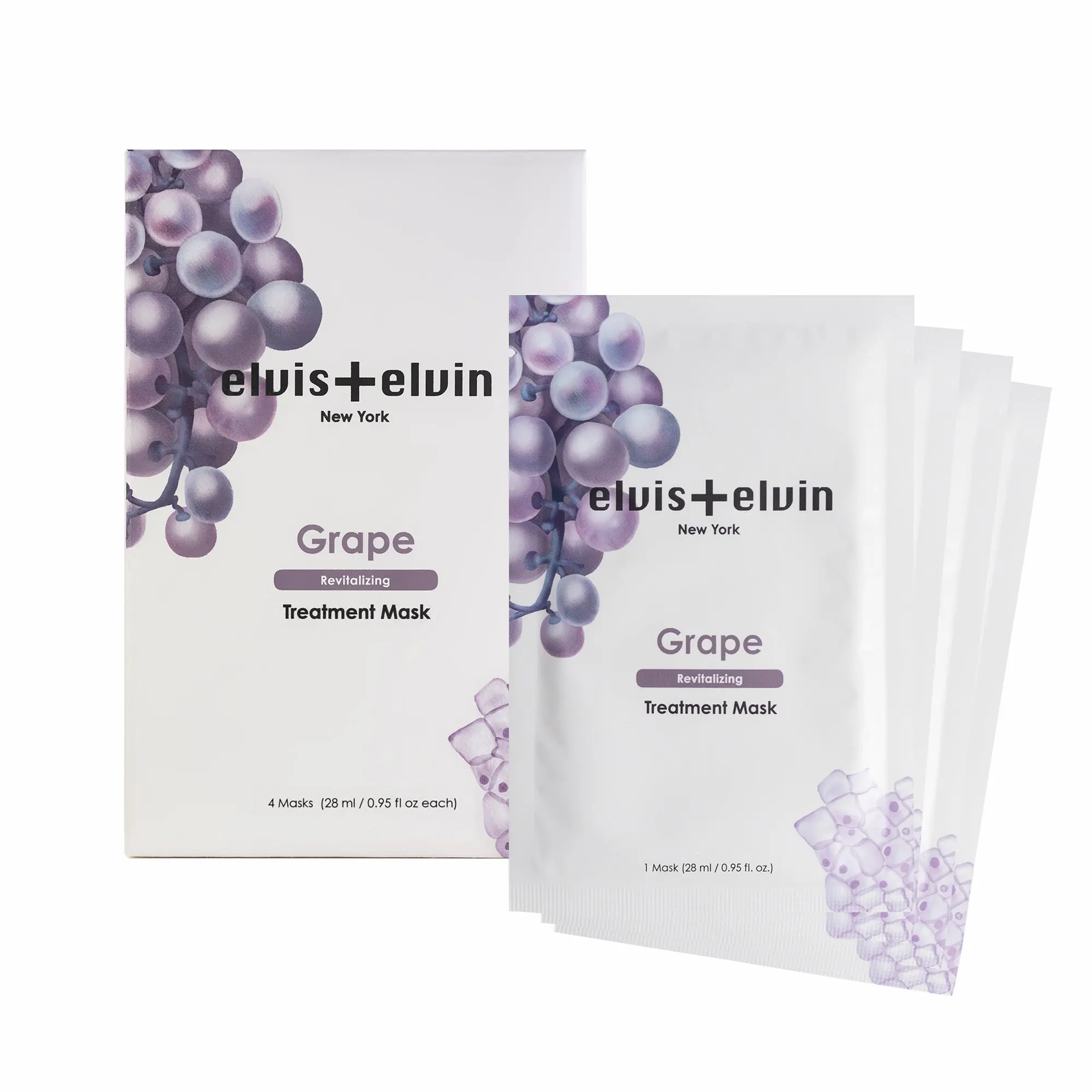 elvis+elvin | Grape Revitalizing Treatment Mask 3.0 (28ml / 112ml）