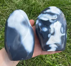 New Moon Beginnings Orca Agate Freeform Natural Stone