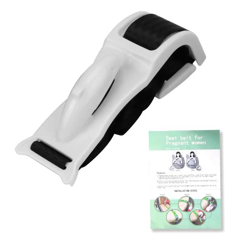 Car Seat Belt Adjuster, Universal Car Seat Belt Adjuster for Pregnant Woman, Maternity Moms Belly Protective Adjuster Extender Kit, Pregnancy Belt, Automotive Accessories