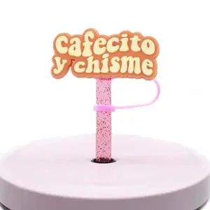 Cafecito y Chisme Straw Topper
