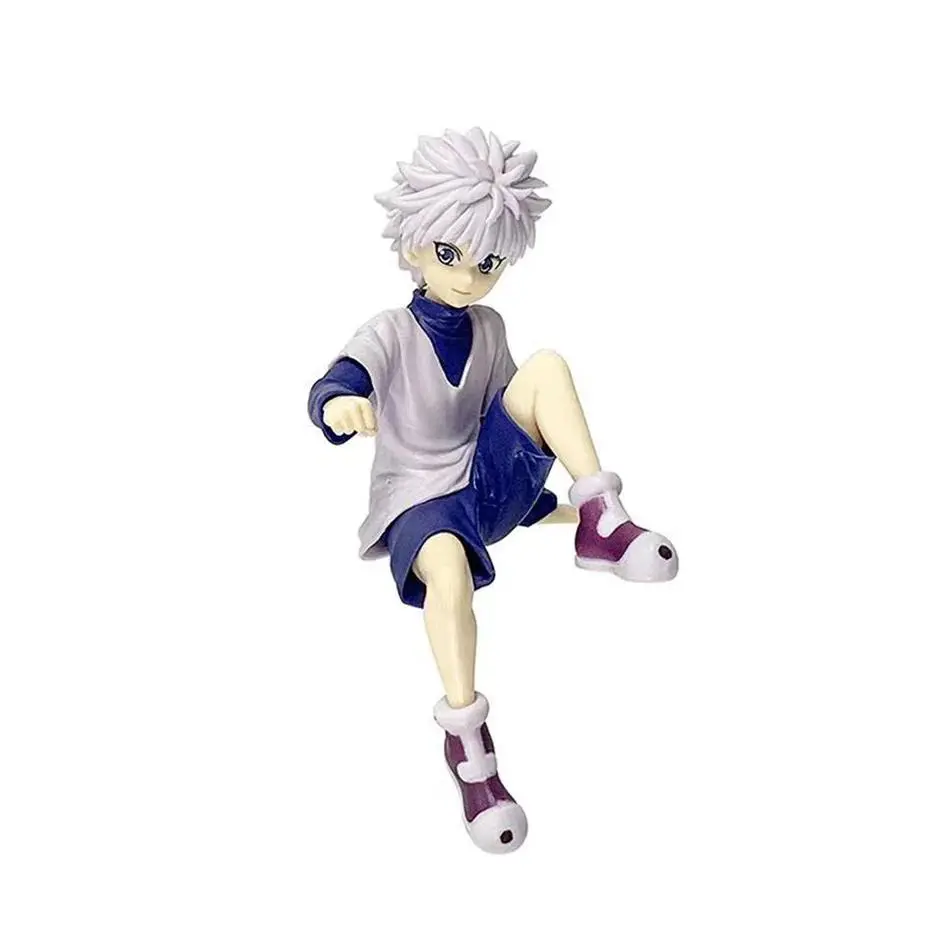11.5-14cm (4.5-5.5in) Hunter×Hunter Anime & Manga Hisoka Action Figure, High-Temperature Proof PVC Noodle Stopper, Room Decoration Toy for Anime Fans