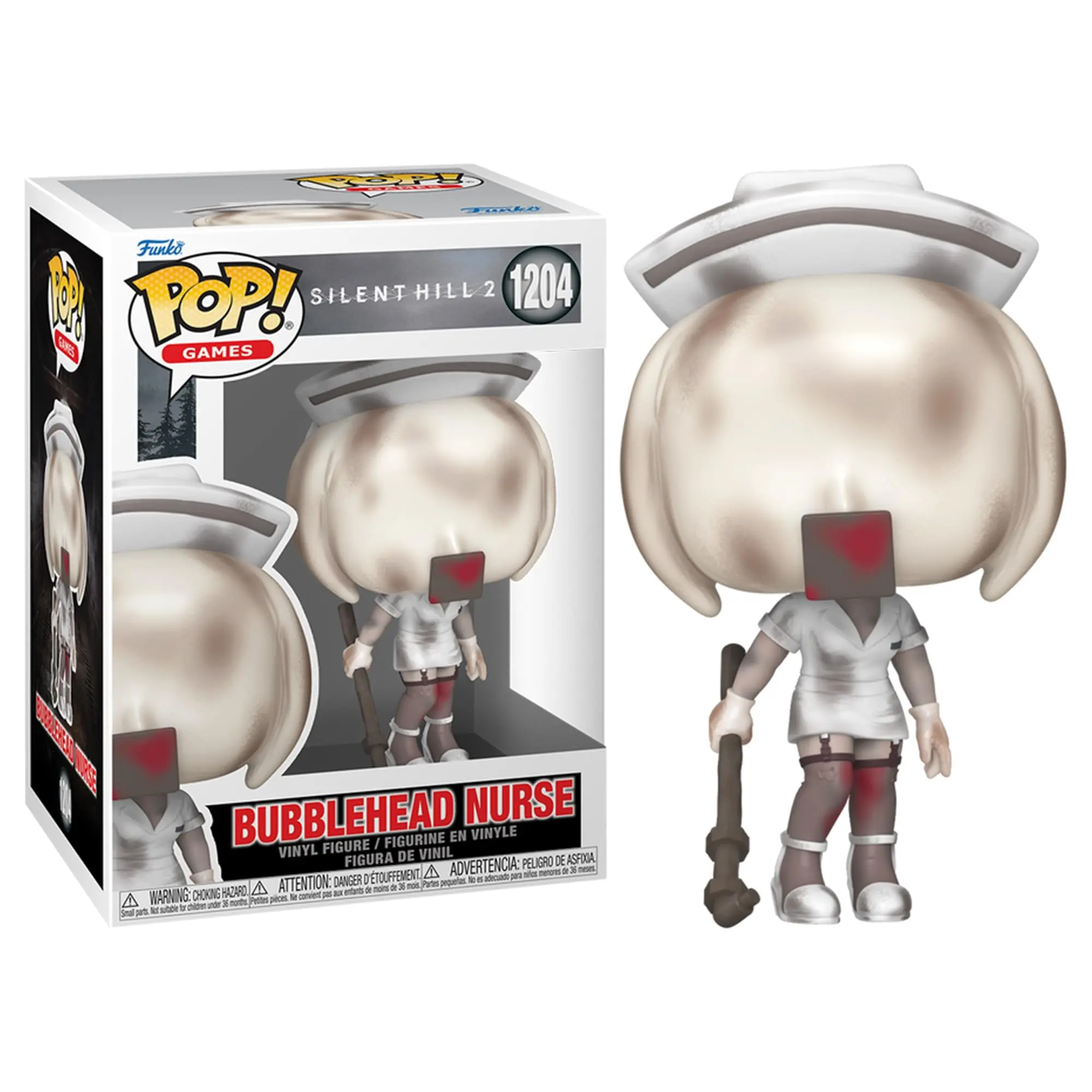 Silent Hill 2 Nurse Vinyl Mini Collectible Action Figure, Funko POP Games Toy for Collectors Ages 12 Years Above