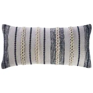 Ox Bay Braided Contemporary Lumbar Throw Pillow