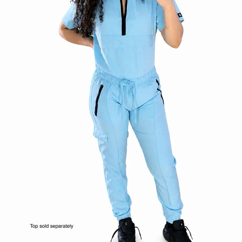 (Solo el Pantalon) Nyah Scrub Jogger Pants – Lightweight Stretch, 5 Pocket Medical Pants | Top Sold Separately
