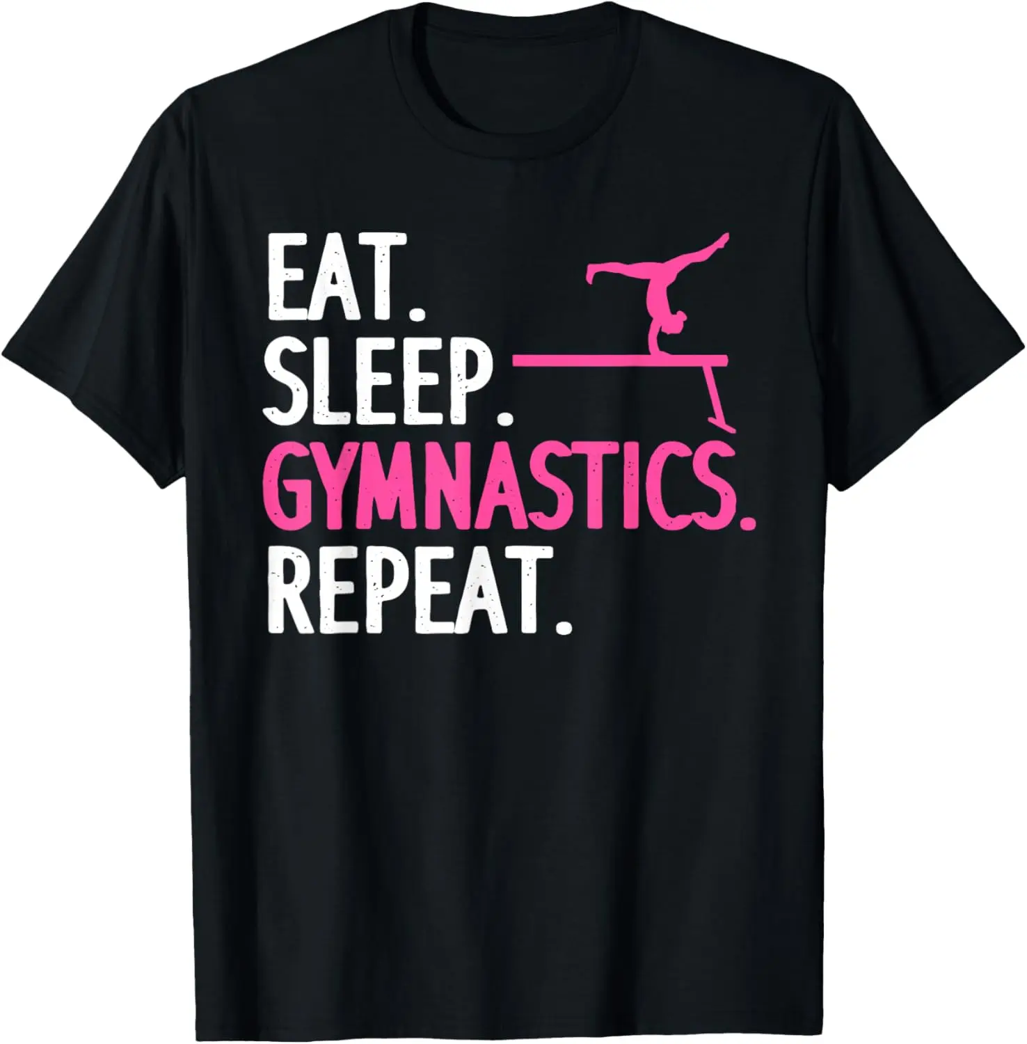 Women's Gymnastics Tumblr Tee - 100% Cotton Gymnast Handstand T-shirt