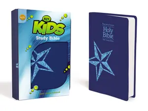 KJV, Kids Study Bible, Leathersoft, Blue by Lawrence O. Richards [Leatherbound Book]