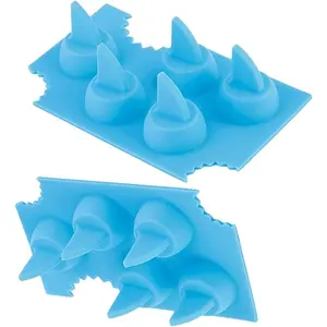 Novelty  Diy Mould  Fin  Jello Mould Mold  Tray Tool freeze Maker 2 Pack From  Blue