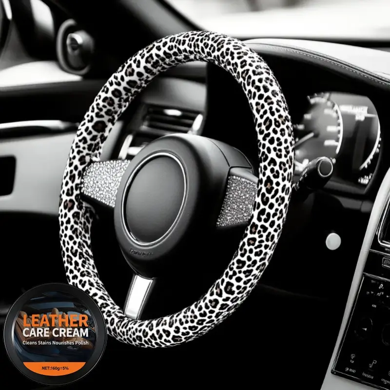 Leather Care Cleaning Cream Leather Maintenance Cream with Sponge Car Leather Repair Cream Car Interior and Furniture Leather Cleaning Cream