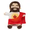 Yelakey Breathing Jesus Plush Soothing Jesus Plush Toys with Light & Sound, Jesus Stuffed Animal Breathing Plushy Doll, Christian Catholic Religious Plushie Christmas Easter Gifts for Kids Baby Adult