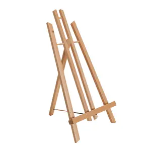 18" Large Tabletop Display Easel - Beechwood Artist A-Frame Display Stand, Wooden Easel for Painting, Canvas Stand, (Pack of 1) Classrooms Events Photo Picture Sign Holder