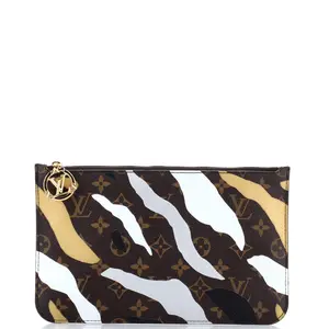 Pre-owned Louis Vuitton Canvas Coated Small Leather Goods Neverfull Pochette Limited Edition LOL League of Legends Monogram Canvas Large by Rebag