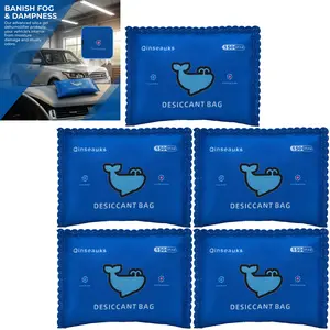 Reusable Silicone Desiccant Packs, 150g (1/3/5 Pack), Absorbent Moisture Absorber for Home, Storage, Cabinets, Electronics, 3D Printing Materials