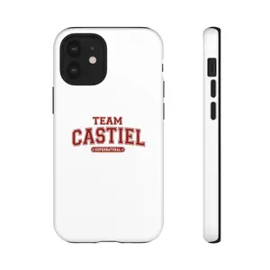 Team Castiel Supernatural Varsity Phone Case
