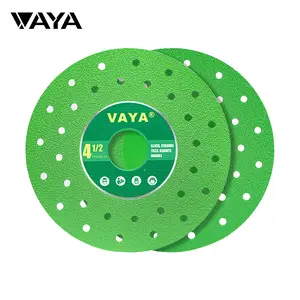 VAYA 4.5" 115mm Precision Diamond Cutting Disc, Multi-Pore Design for Tile, Ceramic, Marble, Granite, Glass Angle Grinder Use