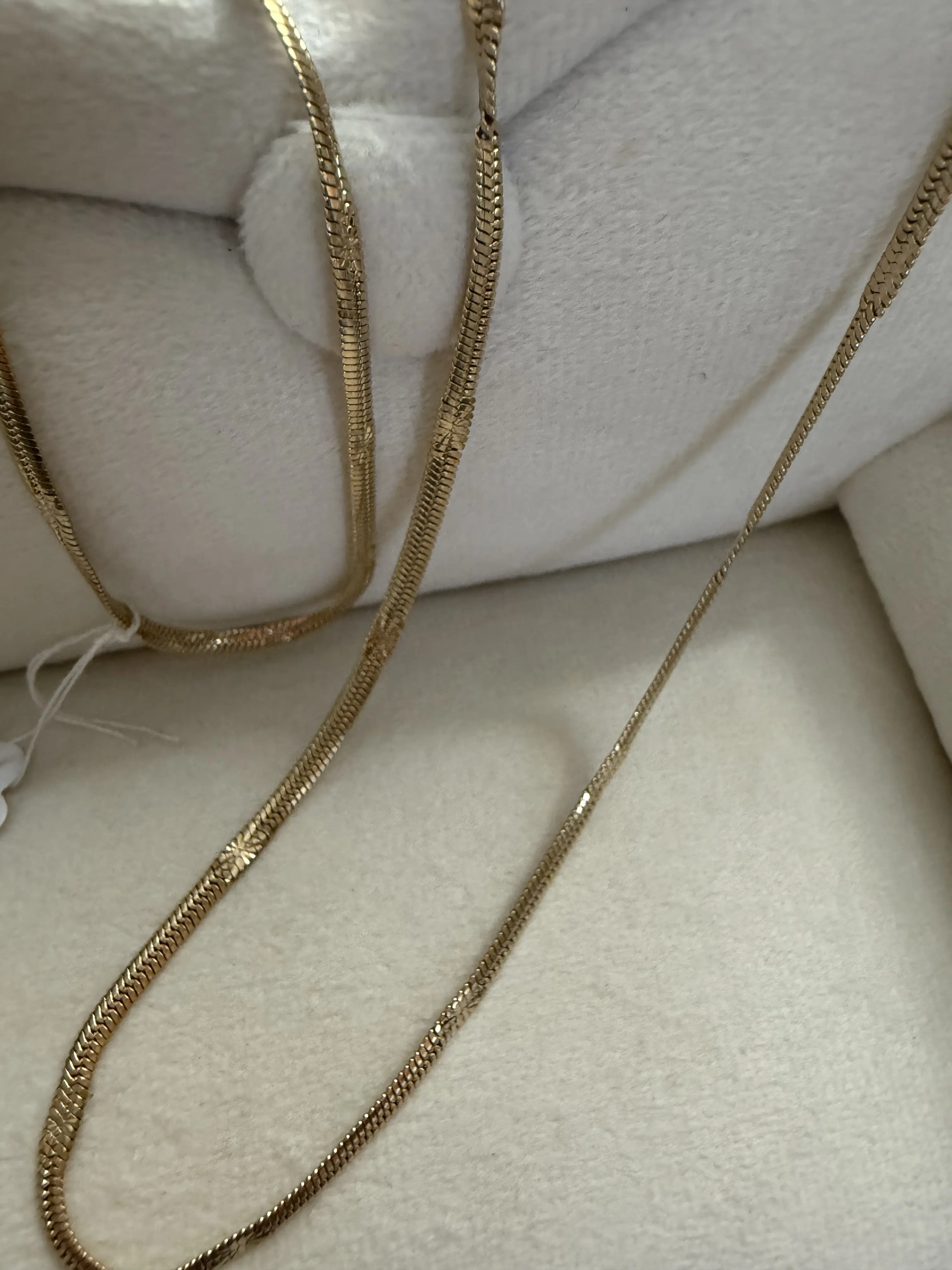 N190- Unique Flat Snake NECKLACE!